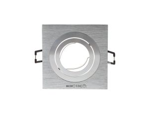 Oprawa punktowa 1x50W GX5,3 IIIkl. 12V IP20 SEIDY CT-DTL50-AL kwadrat 18281