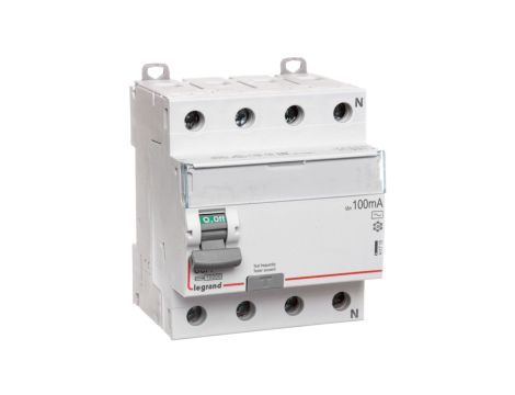 Wyłącznik różnicowoprądowy 4P 80A 0,1A typ AC P304 DX3 411715