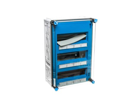 Skrzynka modułowa Mi, IP 65, wlk.3 - 3x12 modułów, z zaciskami Fixconnect Mi 1336 2000606