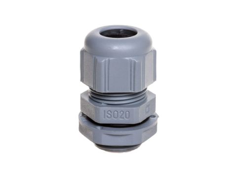 Dławnica kablowa poliamidowa M20 IP68 jasnoszara ISO-20 098003