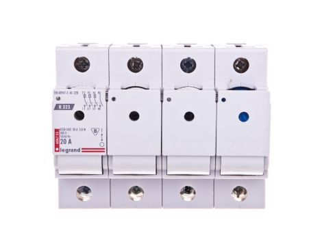 Rozłącznik bezpiecznikowy 3P+N 20A D02 R323 606755
