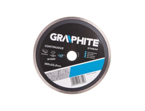 Tarcza diamentowa 180 x 22.2 mm pełna 57H644