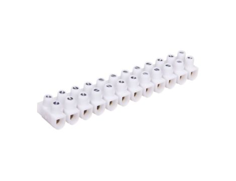 Listwa zaciskowa 12-torowa 6mm2 biała 034223