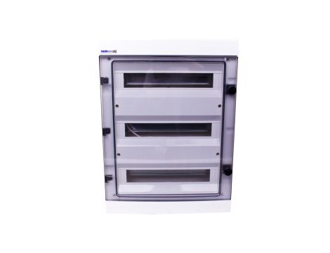 Rozdzielnica hermetyczna modułowa (500V AC ,1000V DC) 3x18 natynkowa RH-54/3 36.154