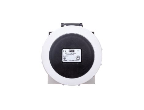 Gniazdo stałe 32A 4P 500V czarne IP67 /bez dławnicy/ 1242-7