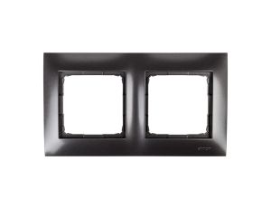 Simon 54 Premium Ramka podwójna antracyt DR2/48