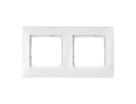 Simon 54 Premium Ramka podwójna biała DR2/11