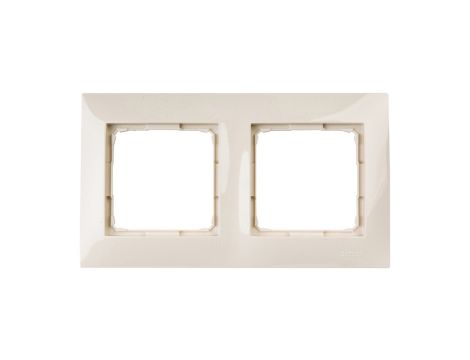 Simon 54 Premium Ramka podwójna kremowa /do karton-gips/ DRK2/41
