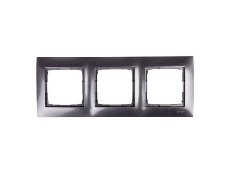 Simon 54 Premium Ramka potrójna antracyt /do karton-gips/ DRK3/48