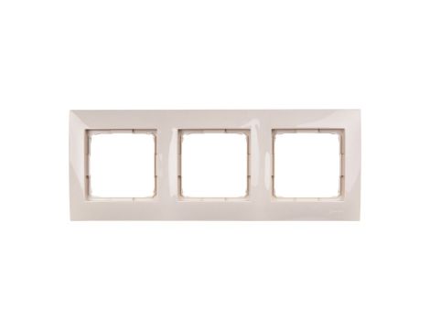 Simon 54 Premium Ramka potrójna kremowa /do karton-gips/ DRK3/41