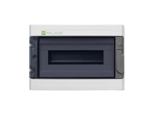 Rozdzielnica hermetyczna EP-LUX natynkowa 1x12 1500V DC 1000V AC PE+N dymny IP65 1954-01