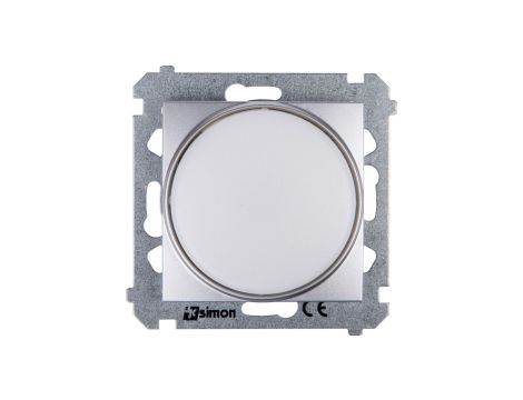 Simon 54 Sygnalizator świetlny LED białe światło srebrny mat DSS1.01/43