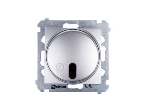 Simon 54 Łącznik z opóźnieniem wyłaczenia srebrny mat DWC10T.01/43