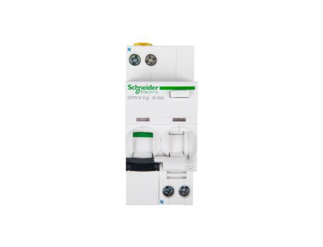 Wyłącznik różnicowo-nadprądowy 2P 20A B 0,03A typ AC iDPN N VIGI A9D55620