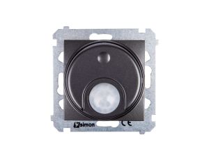 Simon 54 Czujnik ruchu z przekaźnikiem i zabezpieczeniem antracyt DCR11P.01/48