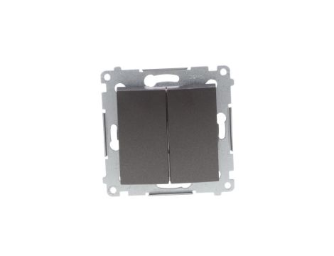 Simon 54 Łącznik świecznikowy, szybkozłącza, antracyt DW5B.01/48