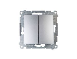 Simon 54 Łącznik świecznikowy srebrny mat DW5A.01/43