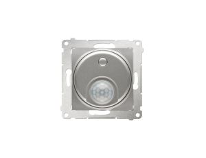 Simon 54 Czujnik ruchu z przekaźnikiem srebrny mat DCR10P.01/43