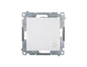 Simon 54 Przycisk /dzwonek/, szybkozłącza, biały DD1.01/11