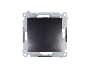 Simon 54 Przycisk /dzwonek/, szybkozłącza, antracyt DD1.01/48