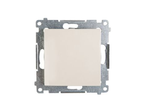 Simon 54 Przycisk pojedynczy zwierny, szybkozłącza, kremowy DP1.01/41