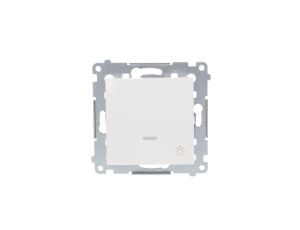 Simon 54 Przycisk /światło/ z podświetleniem, szybkozłącza, biały DS1L.01/11