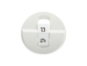 CELIANE Plakietka gniazda pojedynczego RJ45 biała 068251