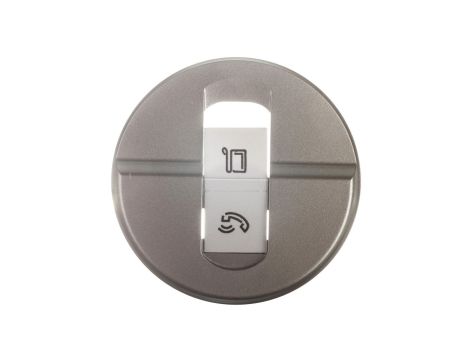 CELIANE Plakietka gniazda pojedynczego RJ45 tytan 068551