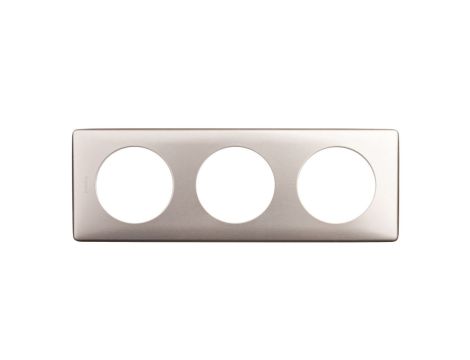 CELIANE Ramka potrójna tytan 068903