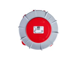 Gniazdo tablicowe 63A 5P 400V /100x100/ czerwone IP67 POWET TWIST 335-6