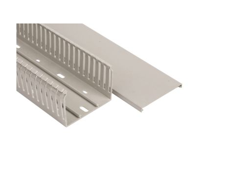 Korytko grzebieniowe 80x60x2000mm jasnoszare E64