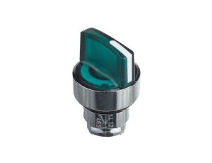 Napęd przełącznika 2 położeniowy zielony z podświetleniem bez samopowrotu ZB4BK1233