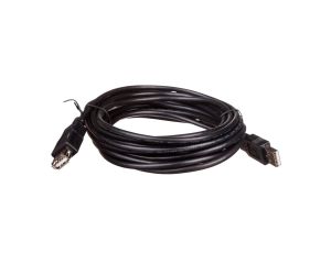 Kabel przedłużający USB 2.0 Typ USB A/USB A, M/Ż czarny 5m AK-300202-050-S
