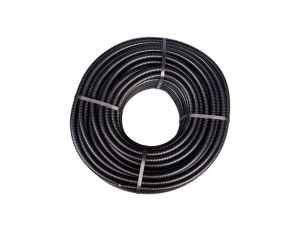 Rura karbowana z pilotem 20mm czarna 750N FK15/20F DX15120R /100m/