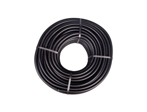 Rura karbowana z pilotem 20mm czarna 750N FK15/20F DX15120R /100m/