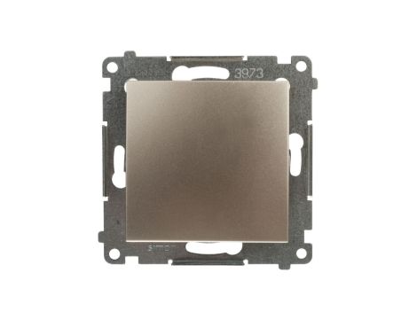 Simon 54 Łącznik jednobiegunowy, szybkozłącza, złoty mat DW1.01/44