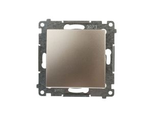 Simon 54 Łącznik schodowy, szybkozłącza, złoty mat DW6.01/44