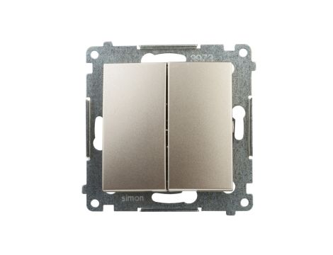 Simon 54 Łącznik świecznikowy, szybkozłącza, złoty mat DW5.01/44