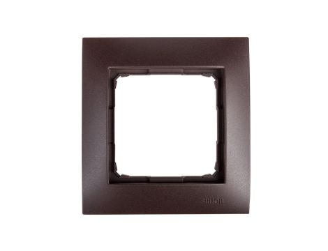 Simon 54 Premium Ramka pojedyncza brąz mat /do karton-gips/ DRK1/46