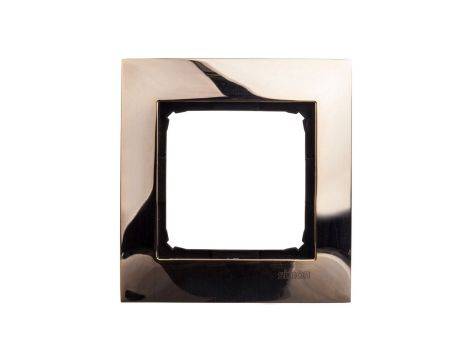 Simon 54 Premium Ramka pojedyncza metalowa złoto DR1/66