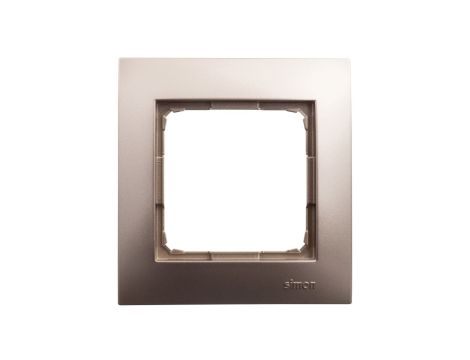 Simon 54 Premium Ramka pojedyncza złoty mat DR1/44