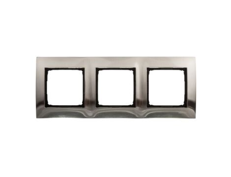 Simon 54 Premium Ramka potrójna metalowa inox DR3/61