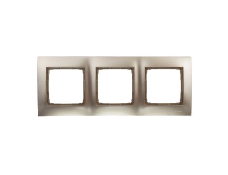 Simon 54 Premium Ramka potrójna złoty mat DR3/44