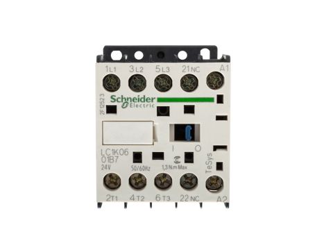 Stycznik mocy 6A 3P 24V AC 0Z 1R LC1K0601B7