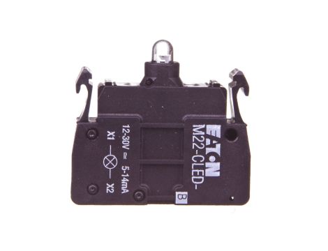 Oprawka z LED niebieska 12-30V AC/DC M22-CLED-B 218061