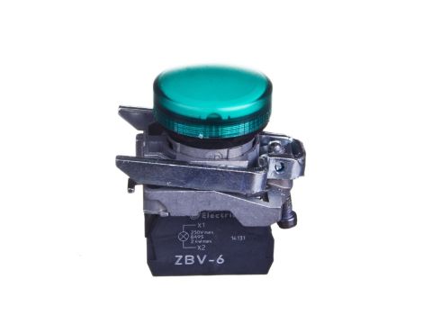 Lampka sygnalizacyjna 22mm zielona 230V AC XB4BV63