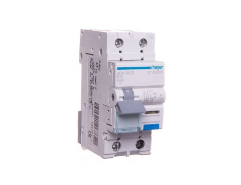 Wyłącznik różnicowo-nadprądowy RCBO 2P B10A 0,03A Typ A ADA510D