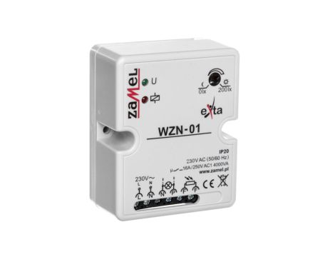 Wyłącznik zmierzchowy 16A 230V 0-200lx WZN-01 EXT10000147