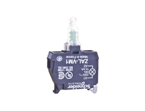 Harmony XAL Zestaw świetlny ze zintegrowaną diodą LED 230/240V biały (dawniej ZALVM3, ZALVM4, ZALVM5, ZALVM6)