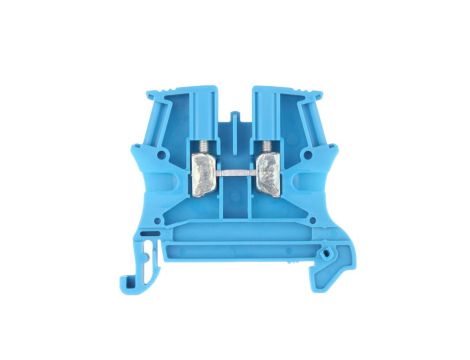Złączka szynowa 2-przewodowa 4mm2 niebieska 037101